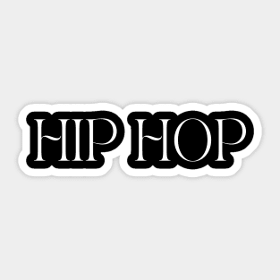 hip hop vintage logo Sticker